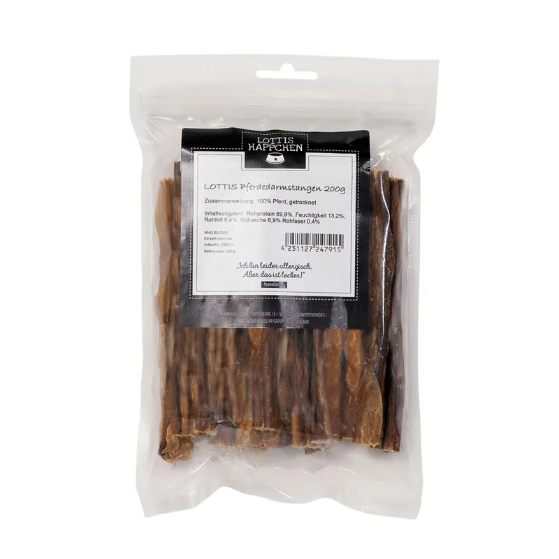 LOTTIS HÄPPCHEN Pferdedarmstangen 200 g Sale